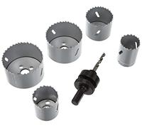 - Coffret scies trépans multimatériaux électricité et plomberie prêts à l'emploi