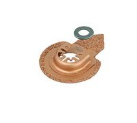 wolfcraft 3954000 Disque de ponçage-découpe à concrétion de carbure de tungstène 2-en-1 Ø 65 x 88 mm