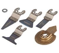 Wolfcraft Kit d'accessoires 3962000 pour outils multifonctions – réparation de carrelage