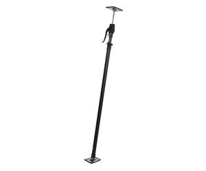 wolfcraft 4042000 Étai de Plafond Téléscopique, Charge 30 kg, 1,6-2,9 m | Support de montage pour plaques de plâtre et cloisons sèches, mécanisme à pompe avec réglage de précision, 4042000