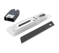 wolfcraft Lames sécables PRO SHARP, 25 mm - 5 lames noires ultra-tranchantes pour cutters à lame sécable - 4209000