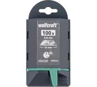 Wolfcraft 4309000 Lames trapézoïdales Profi 0,65 x 61 mm 100 pc(s)
