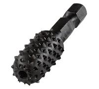 wolfcraft 4377000 Râpe WS à Bois cylindrique bombée queue 6 pans ø 13 x 22 mm noir