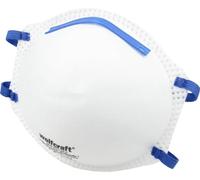 Wolfcraft 4946000 Masque anti poussières fines sans soupape FFP2 D 15 pc(s) EN 149:2001 + A1:2009