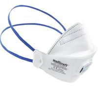 Wolfcraft 4947000 Masque anti poussières fines avec soupape FFP2 D 2 pc(s) EN 149:2001 + A1:2009
