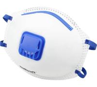 Wolfcraft 4948000 Masque anti poussières fines avec soupape FFP2 D 15 pc(s) EN 149:2001 + A1:2009
