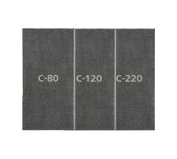 Wolfcraft 5 patins en toile abrasifs à mailles auto-agrippants, 93x190mm - 8468000