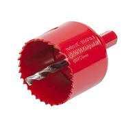 wolfcraft 5472000 - Scie cloche BIM - Diamètre 54 mm - Queue 6 pans 9,50 mm - Profondeur de coupe 40 mm