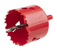wolfcraft 5484000 - Scie cloche BIM - Diamètre 60 mm - Multi-matériaux - Profondeur de coupe 40 mm