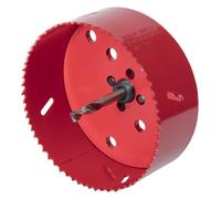 Wolfcraft Scie-cloche 5496000 BIM – Ø 112 mm – Queue 6 pans 9,50 mm – Profondeur de coupe 40 mm