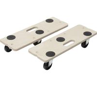 Wolfcraft 5542000 Patins rouleurs pour le transport de meubles Charge max: 250 kg 565 mm x 390 mm x 120 mm Nombre de roulettes pivotantes 6