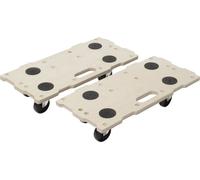 Wolfcraft 5543000 Patins rouleurs pour le transport de meubles Charge max: 200 kg 590 mm x 290 mm x 120 mm Nombre de roulettes pivotantes 8
