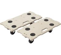 Wolfcraft 5543000 Patins rouleurs pour le transport de meubles Charge max: 200 kg 590 mm x 290 mm x 120 mm Nombre de roulettes