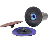 Wolfcraft 5607000 Jeu de disques abrasifs pour meuleuse d'angle, 4 pièces Diamètre 50 mm