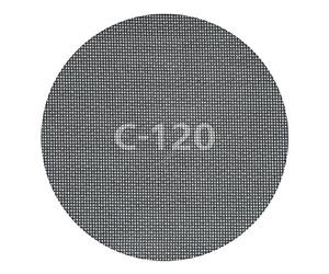 wolfcraft 5615000 Patins Auto-agrippants en Toile Abrasive à Mailles ø 180 mm Set de 5 Pièces Gris