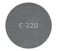 wolfcraft 5616000 Patins Auto-agrippants en Toile Abrasive à Mailles ø 180 mm Set de 5 Pièces Gris