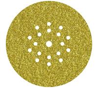 Wolfcraft Disques abrasifs auto-agrippants 5632000 Ø 225 mm Or – Set de 5 pièces