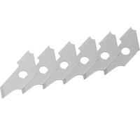 wolfcraft 6 lames 22 mm I 5893000 I 6 lames pour fraises circulaires et ébavureurs