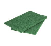 wolfcraft 5898000 Lot de 2 Patins fibre abrasive gros grain 280 Vert