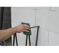 Wolfcraft 5899000 Lot de 2 Patins fibres abrasives Grain moyen 360