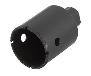 wolfcraft 5946000 1 Trépan Diamant "Ceramic" Ø 50 Mm, Filetage M14 noir