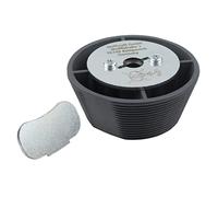 Wolfcraft Guide de perçage 5952000 pour scies cloches Ø54-70 mm, foret centreur Ø6-8 mm