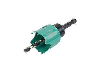 wolfcraft 5964000 - Trépan Plaquiste en Acier Carbone - Diamètre 35 mm