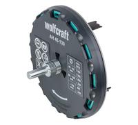 Scie cloche Wolfcraft AH réglable ø45-130 mm queue 3 pans