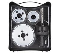 wolfcraft 5980000 - Coffret de Trépans électricité et plomberie BIM - Diamètre 35/43/68 mm