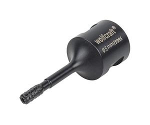 wolfcraft 5995000 - Trépan Diamant Ceramic - Profondeur de Coupe 35 mm - Diamètre 5 mm