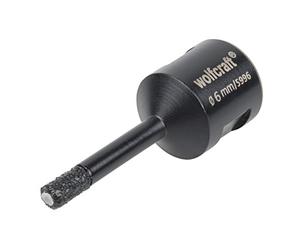 wolfcraft 5996000 - Trépan Diamant Ceramic - Profondeur de coupe 35 mm - Diamètre 6 mm - Compatibilité Carrelage
