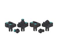 wolfcraft 6166000 - Mâchoires de Serrage avec Pointes de Peinture - Aide pour la Fixation et le Traitement des Pièces