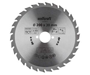 wolfcraft 6379000 Lame scie circulaire CT 30Dts Diamètre 200 x 30 mm