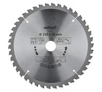 wolfcraft 6583000 - Disco de sierra circular HM, 42 dientes, serie lila