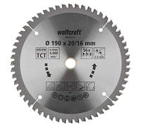 wolfcraft 6623000 6623000-Disco de Sierra Circular HM, 56 dient, Serie Lila