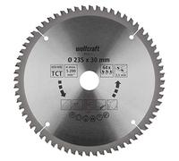 wolfcraft 6625000 - Disco de sierra circular HM, 64 dient., serie lila