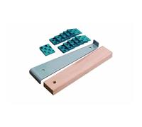 Wolfcraft 6931000 Kit de pose de parquet stratifié 20 cales de dilatation - tire-lame - cale de frappe: Bricolage