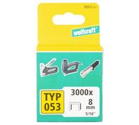 Wolfcraft Agrafes 7017000 (L) type large 053 PACK 3000 Argent