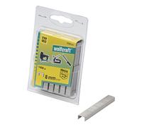 wolfcraft 7030000 Agrafes Type 053 Inox 8 mm Set de 1400 Pièces Argent