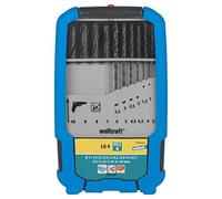 wolfcraft 7103000 Coffret L-16 Forets pour métal R ø 1-10