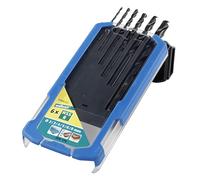 wolfcraft 7105000 Coffret S-6 Forets pour métal R ø 2-8 Noir