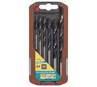 wolfcraft 7108000 Coffret S-6 Forets pour bois CV ø 3-10