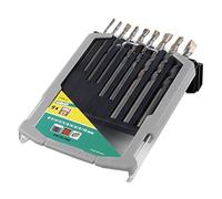 wolfcraft 7109000 Coffret de 9 Forets meulés rectifiés
