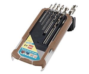wolfcraft 7120000 Professionnel Coffret de 6 Forets HSS Ø 3-10 mm