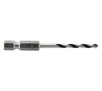 wolfcraft 7261000 - Foret à Bois Hélicoïdal - Diamètre 3 mm - Longueur Totale 65 mm - Longueur de Spirale 35 mm