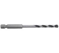 Wolfcraft 7267000 carbure de tungstène Foret pour la pierre 6 mm Longueur totale 110 mm tige cylindrique