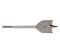 Wolfcraft Mèche plate 7646000 1 Ø 35 mm Long. 152 mm Queue 6 pans Pointe de centrage affûtée argent