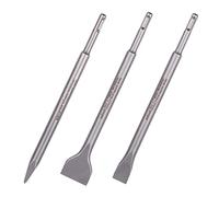 wolfcraft 7914000 Jeu de 3 Burins queue SDS-Plus