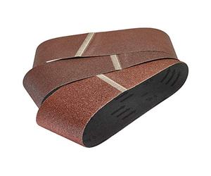 wolfcraft 8417000 Bandes abrasifs Grain 40/80/120 75 x 533 mm Lot de 5