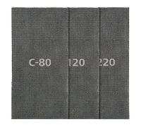 wolfcraft 8468000 Lot de 5 Disques auto-agrippant maille Carbure de Silicium 93 x 190 mm